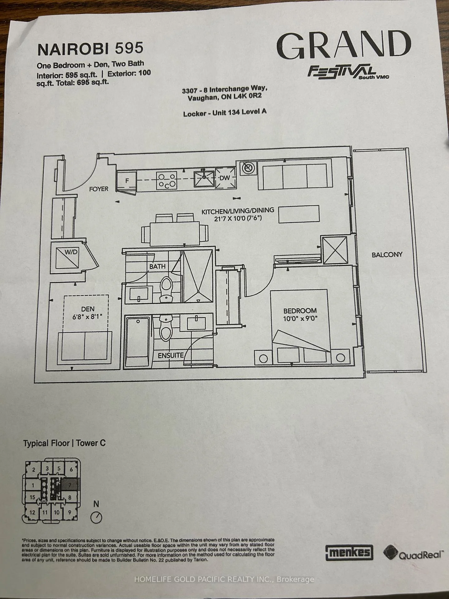 Photo 31 of Unit 3307, 8 Interchange Way, Vaughan, Vaughan Corporate Centre — HOMEH