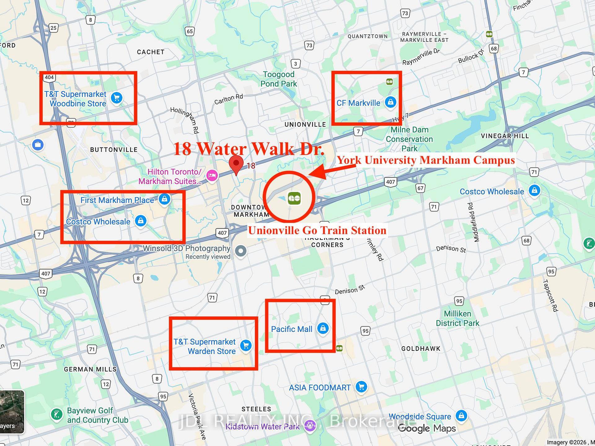 Photo 2 of Unit 2602, 18 Water Walk Drive, Markham, Unionville — HOMEH