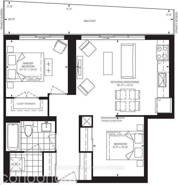 Photo 2 of Unit 2402, 56 Annie Craig Drive, Etobicoke, Mimico — HOMEH