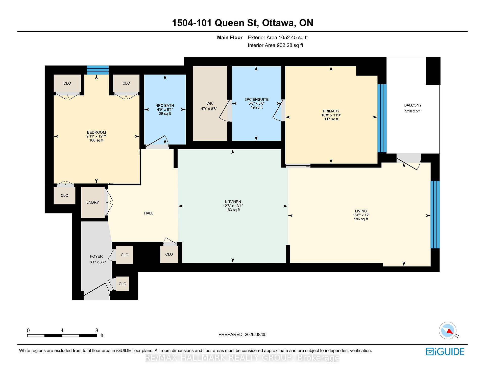 Photo 4 of Unit 1504, 101 Queen Street, Ottawa, Ottawa Centre — HOMEH