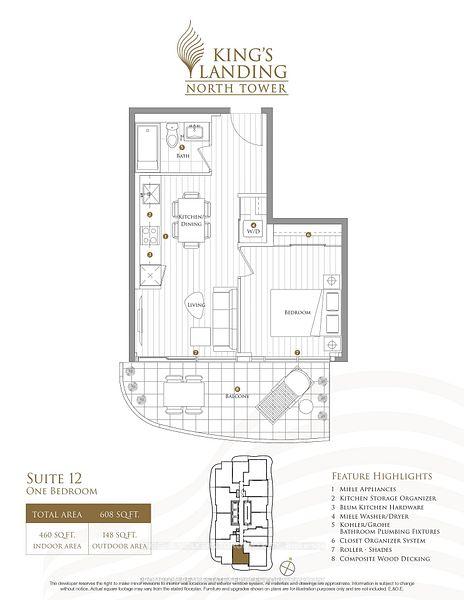 Photo 4 of Unit 1112, 75 Billes Heights, North York, Bayview Village — HOMEH