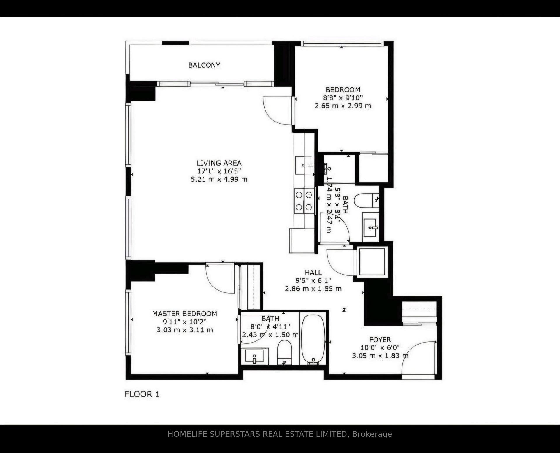 Photo 7 of Unit 809, 20 Thomas Riley Road W, Etobicoke, Islington-City Centre West — HOMEH
