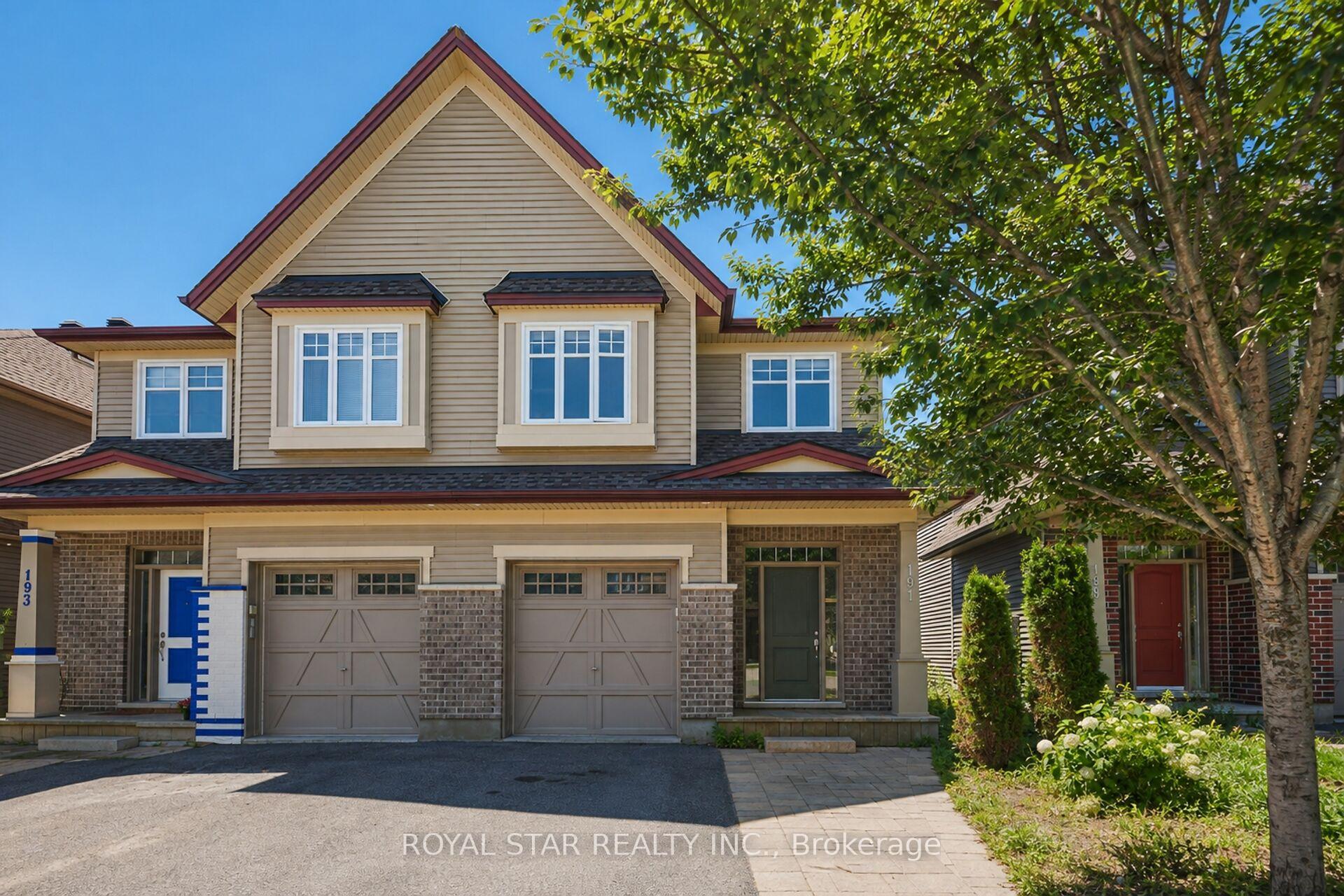 Photo 1 of 191 Flat Sedge Crescent, Ottawa, Blossom Park/Kemp Park/Findlay Creek — HOMEH