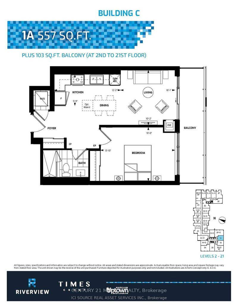 Photo 2 of Unit 302, 38 Water Walk Drive, Markham, Unionville — HOMEH