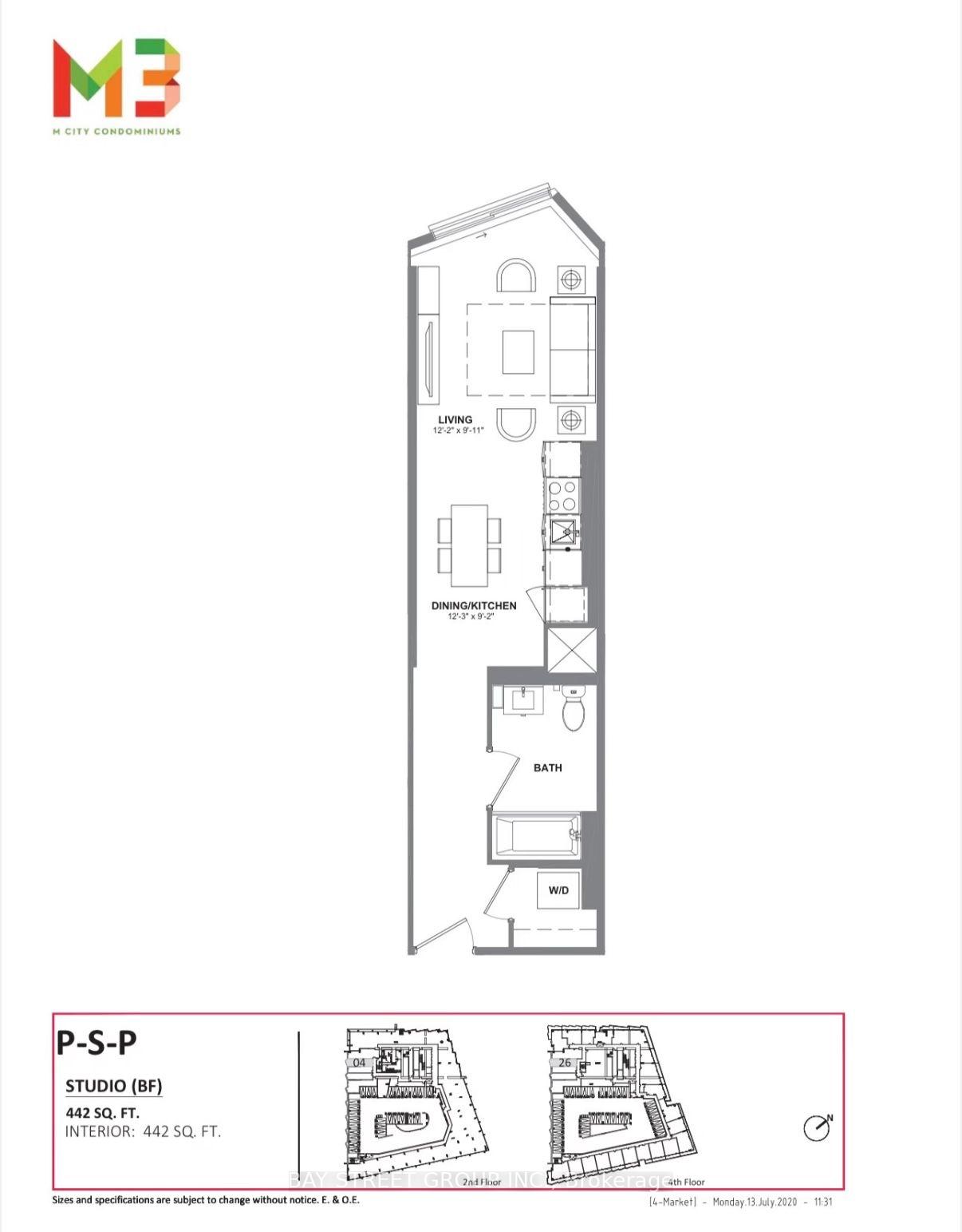 Front of Unit 426, 448 Burnhamthorpe Road W