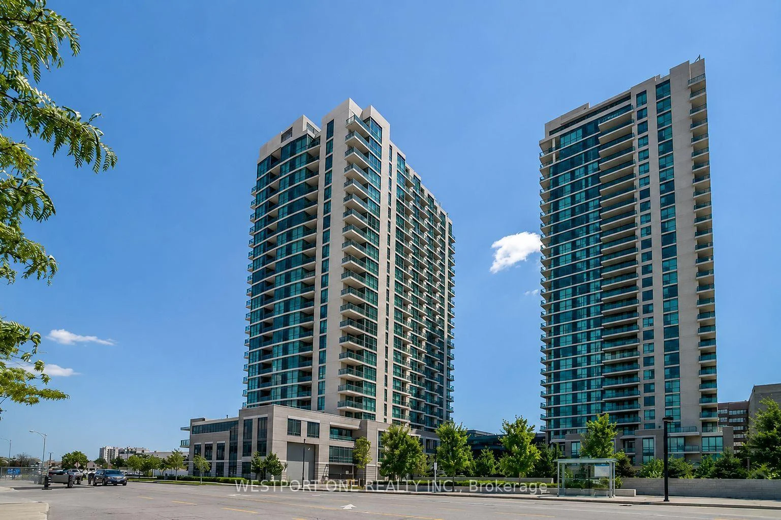 Front of Unit 2801, 215 Sherway Gardens Road