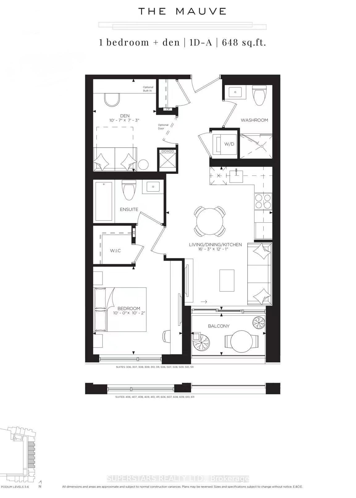 Photo 20 of Unit 606, 56 Andre De Grasse Street, Markham, Unionville — HOMEH