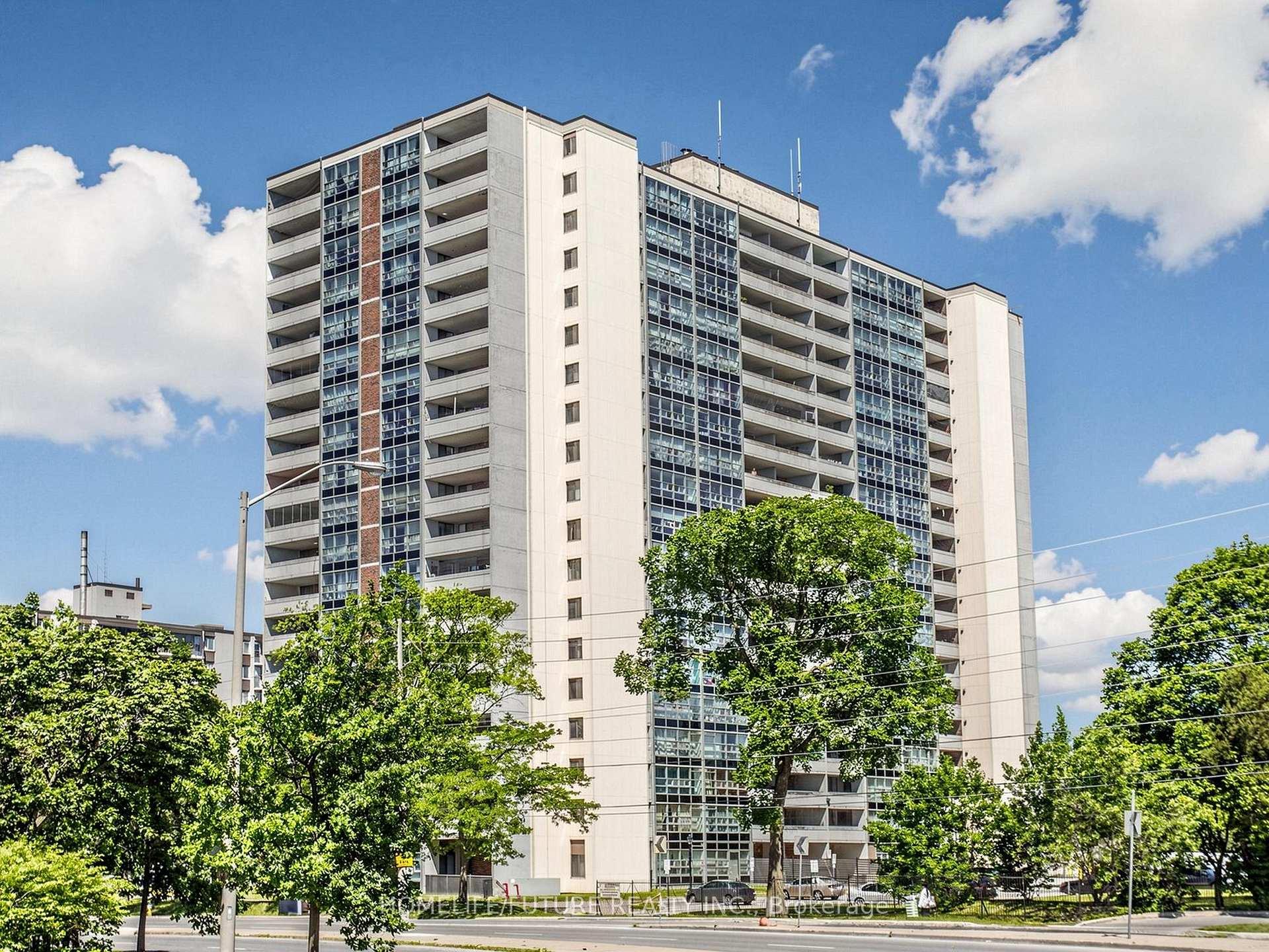 Front of Unit 709, 3380 Eglinton Avenue E