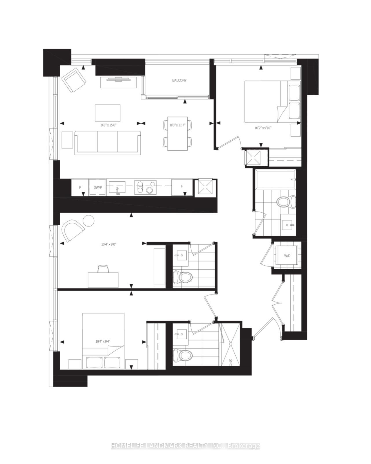 Photo 9 of Unit 3904, 609 Sherbourne Street, Toronto, North St. James Town — HOMEH