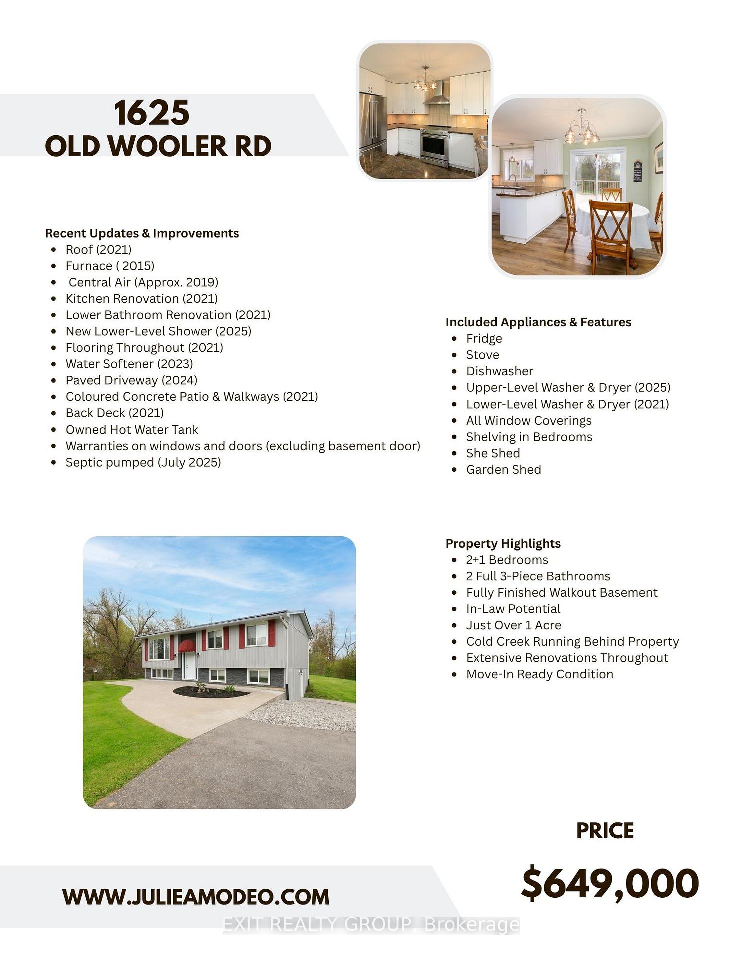 Photo 33 of 1625 Old Wooler Road, Quinte West, Murray Ward — HOMEH