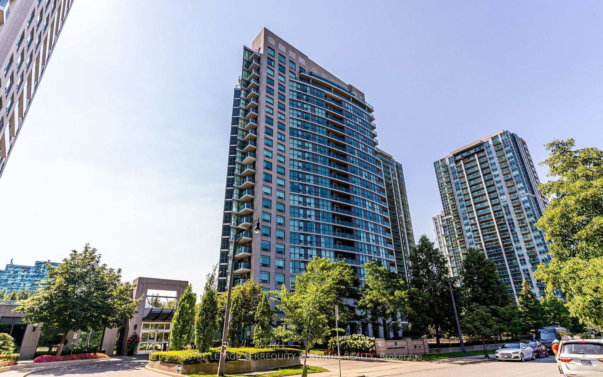 Front of Unit 1812, 28 Harrison Garden Boulevard