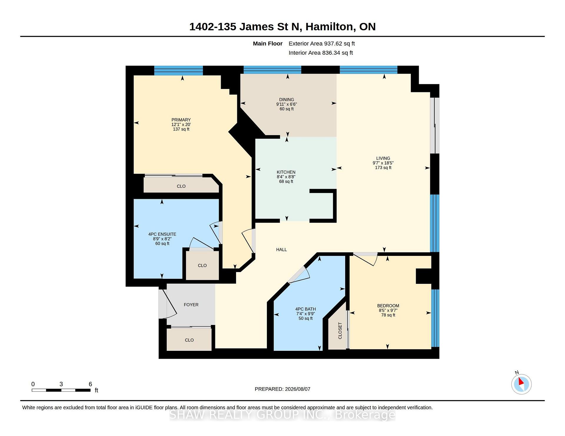 Photo 24 of Unit 1402, 135 James Street S, Hamilton, Corktown — HOMEH