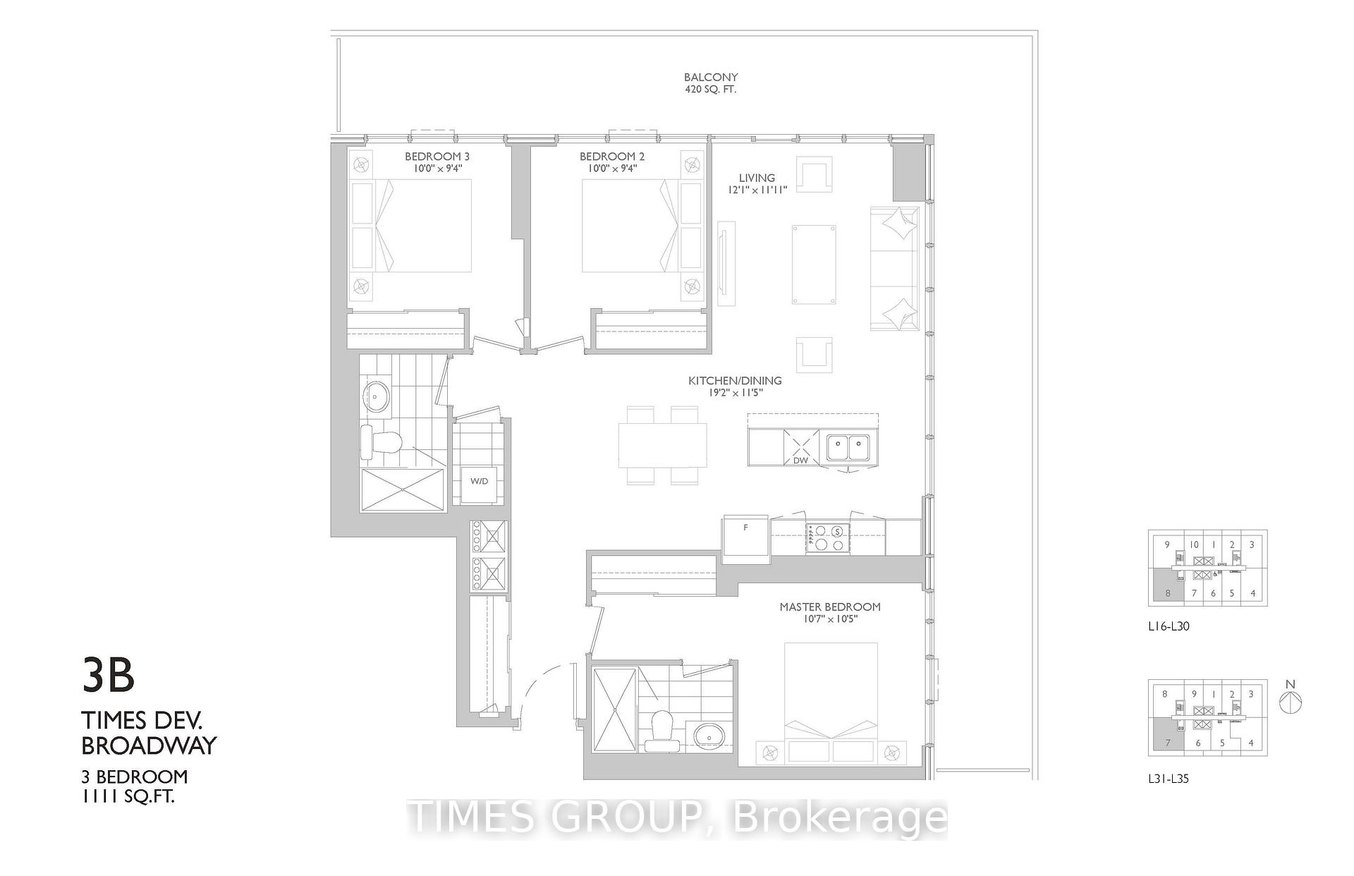 Photo 24 of Unit 3507, 65 Broadway Avenue, Toronto, Mount Pleasant West — HOMEH