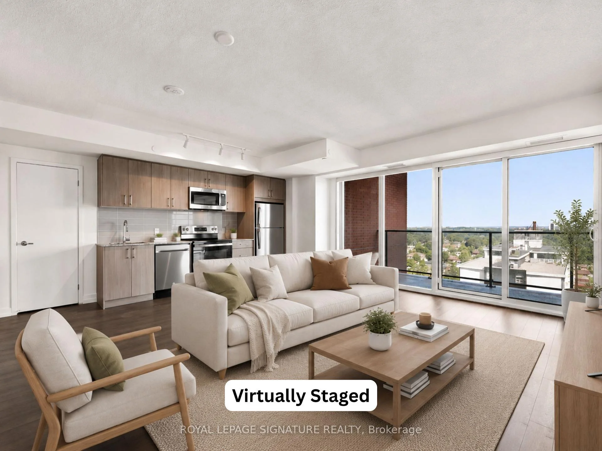 Front of Unit 1421, 4010 Eglinton Avenue W
