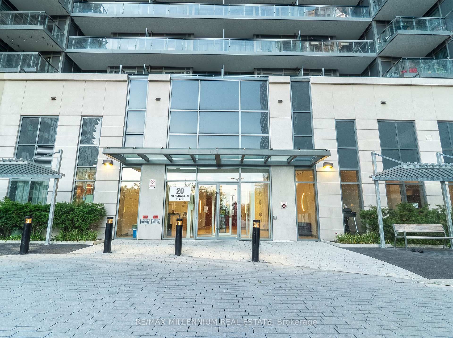 Front of Unit 1206, 20 Meadow Glen Place