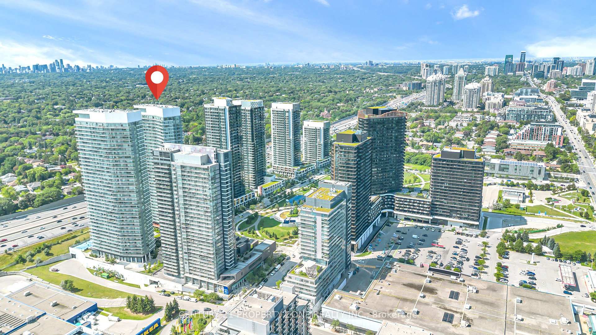 Photo 4 of Unit 709, Ph09 Mcmahon Drive, North York, Bayview Village — HOMEH