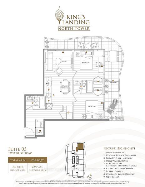 Photo 3 of Unit 1005, 75 Billes Heights, North York, Bayview Village — HOMEH