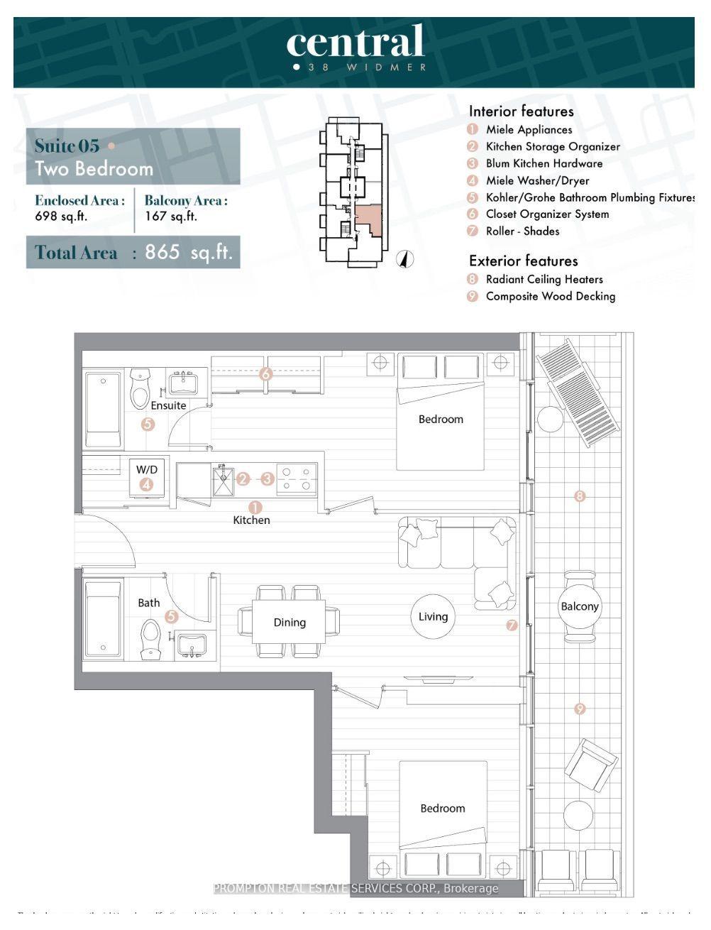 Photo 21 of Unit #1505, 38 Widmer Street, Toronto, Waterfront Communities — HOMEH