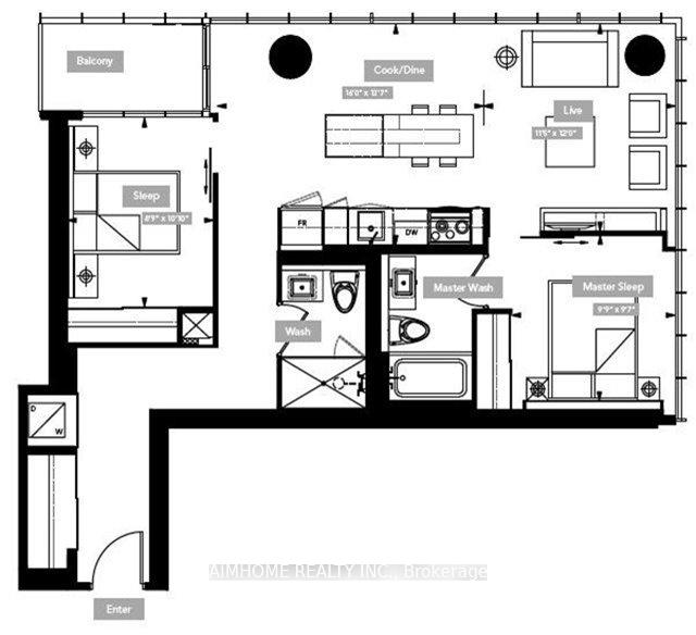 Photo 13 of Unit 2304, 101 Charles Street E, Toronto, Church-Yonge Corridor — HOMEH
