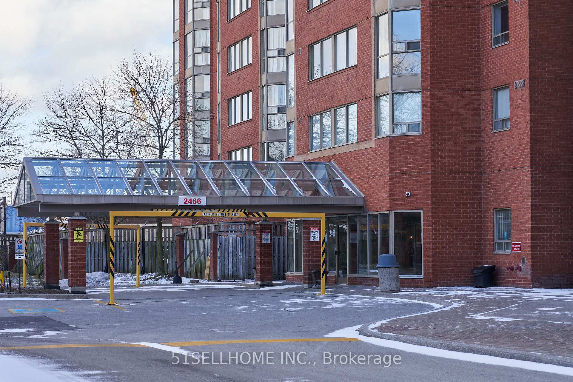 Front of Unit 1201, 2466 Eglinton Avenue E