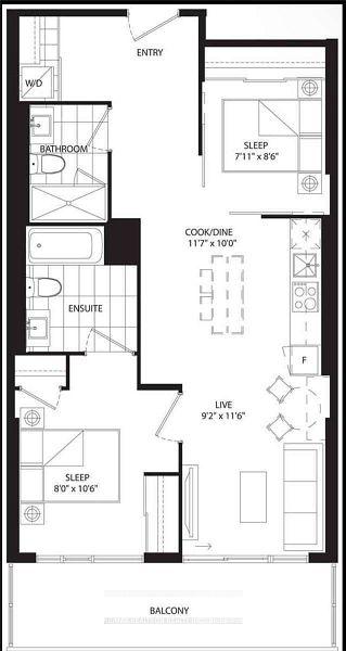 Photo 4 of Unit 2106, 20 Edward Street, Toronto, Bay Street Corridor — HOMEH