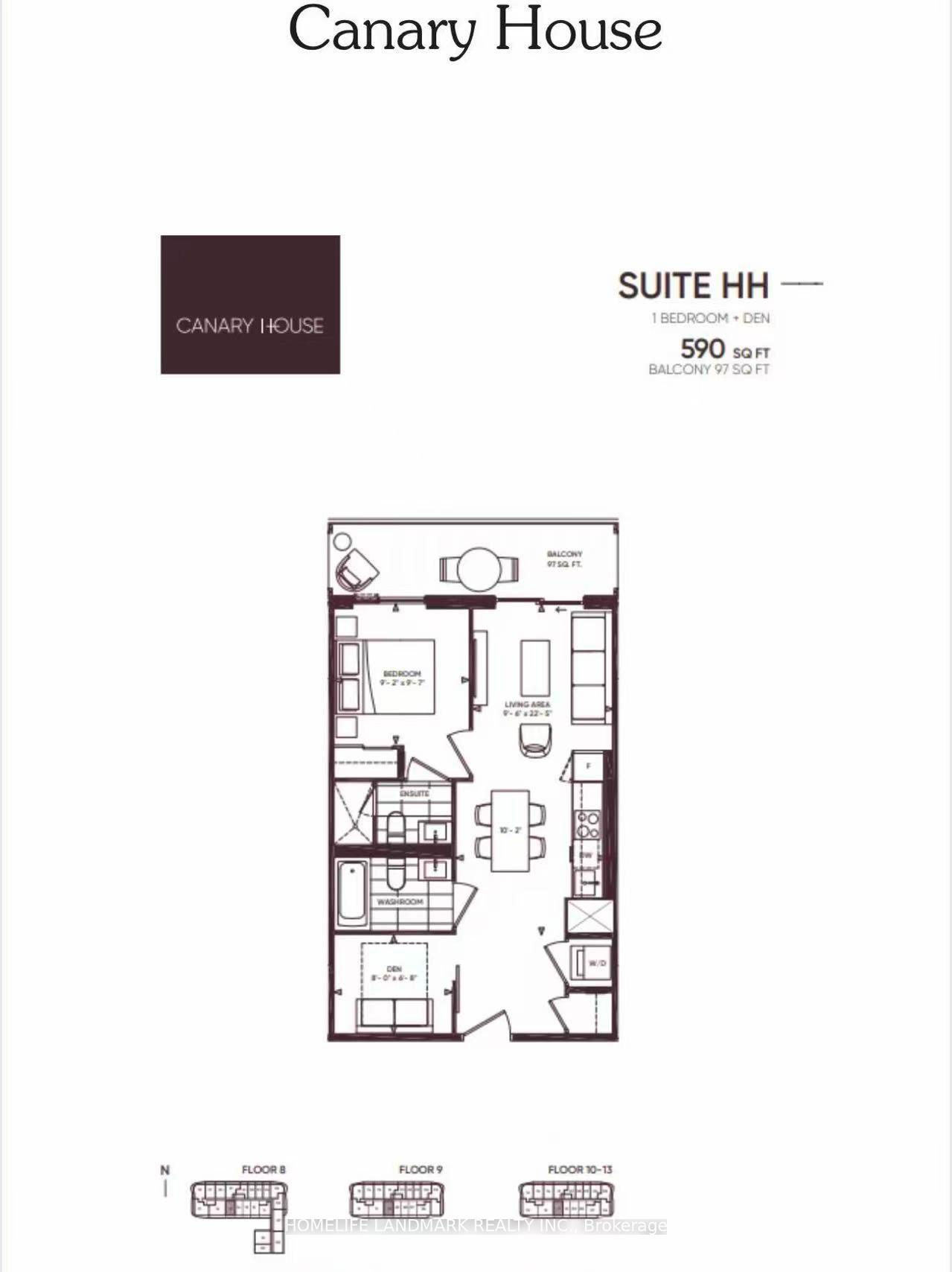 Photo 3 of Unit 1311, 425 Front Street E, Toronto, Waterfront Communities — HOMEH