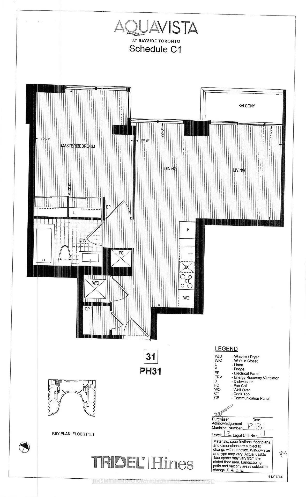 Photo 19 of Unit Sph31, 1 Edgewater Drive, Toronto, Waterfront Communities — HOMEH