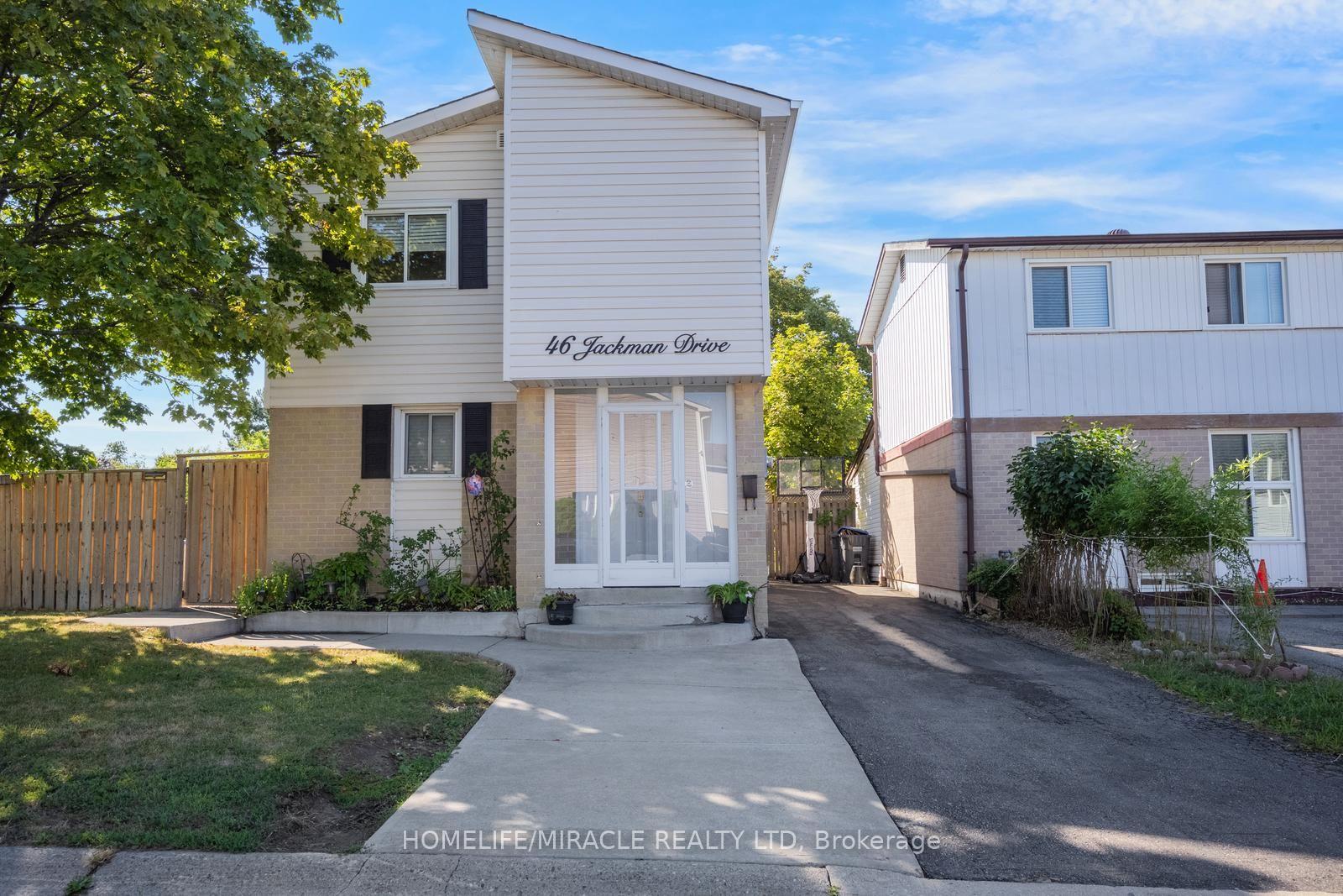 Photo 1 of 46 Jackman Drive, Brampton, Northgate — HOMEH