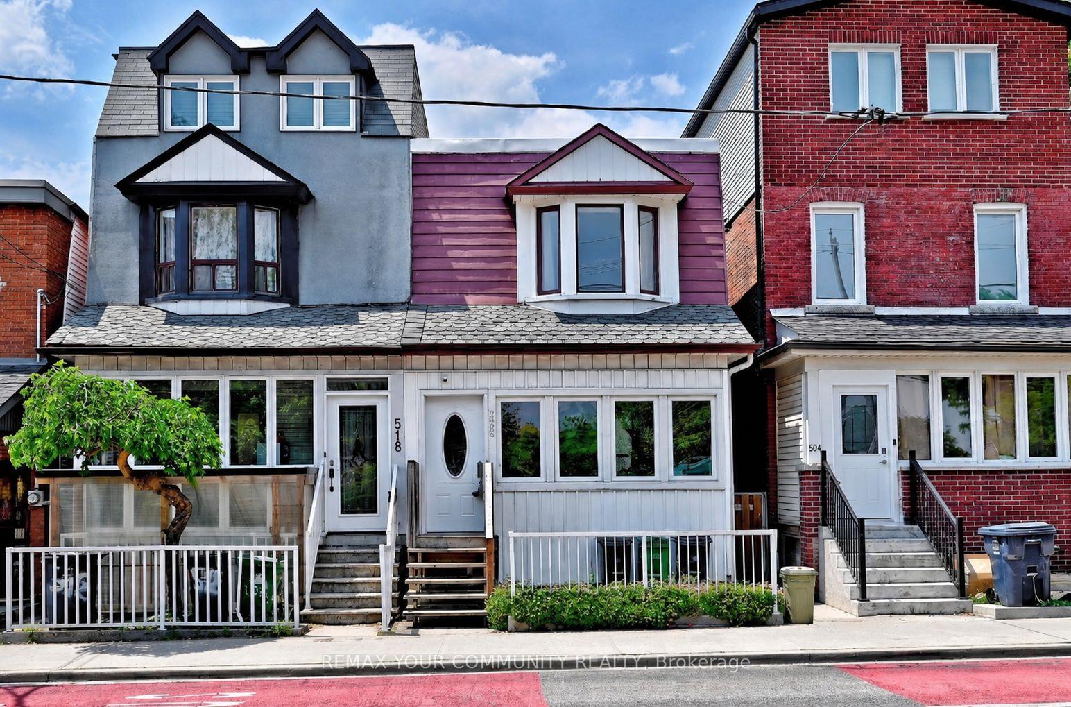 Front of 520 Dufferin Street