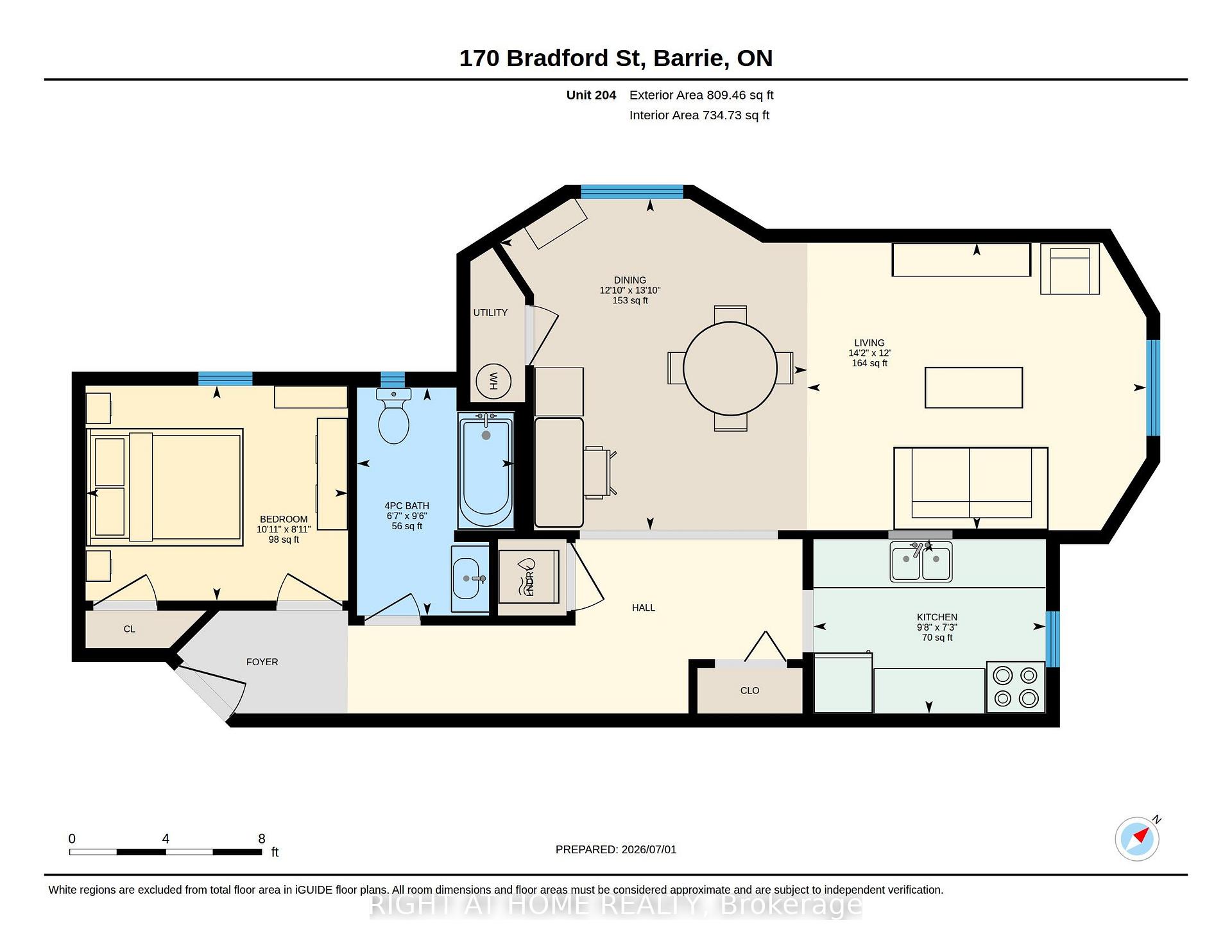 Photo 3 of Unit 204, 170 Bradford Street, Barrie, City Centre — HOMEH