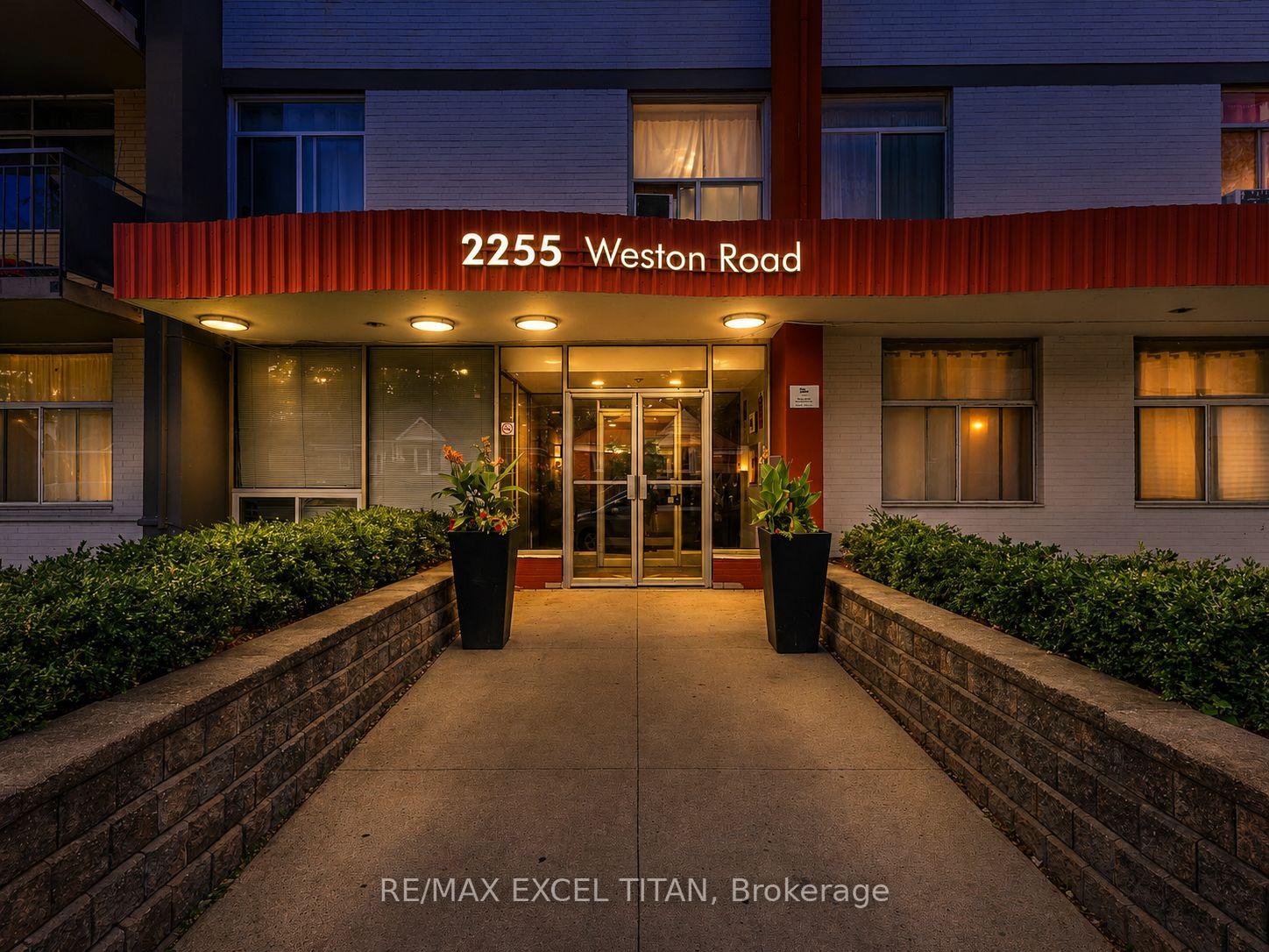 Front of Unit 802, 2255 Weston Road