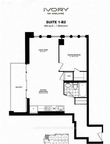 Photo 3 of Unit 1512, 400 Adelaide Street E, Toronto, Moss Park — HOMEH