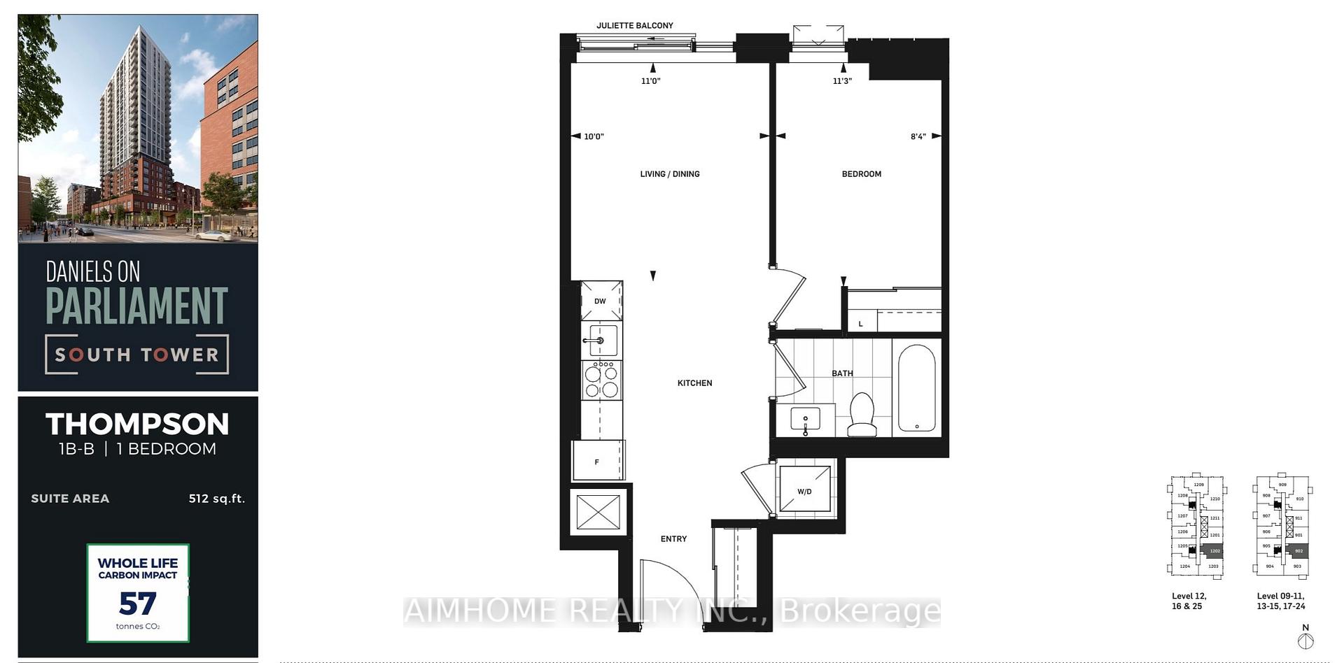 Photo 3 of Unit 1302, 10 Oak Street, Toronto, Regent Park — HOMEH