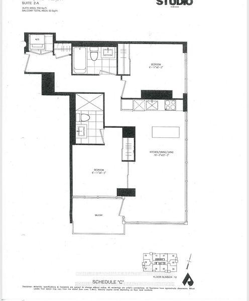 Photo 10 of Unit 1107, 30 Nelson Street, Toronto, Waterfront Communities — HOMEH