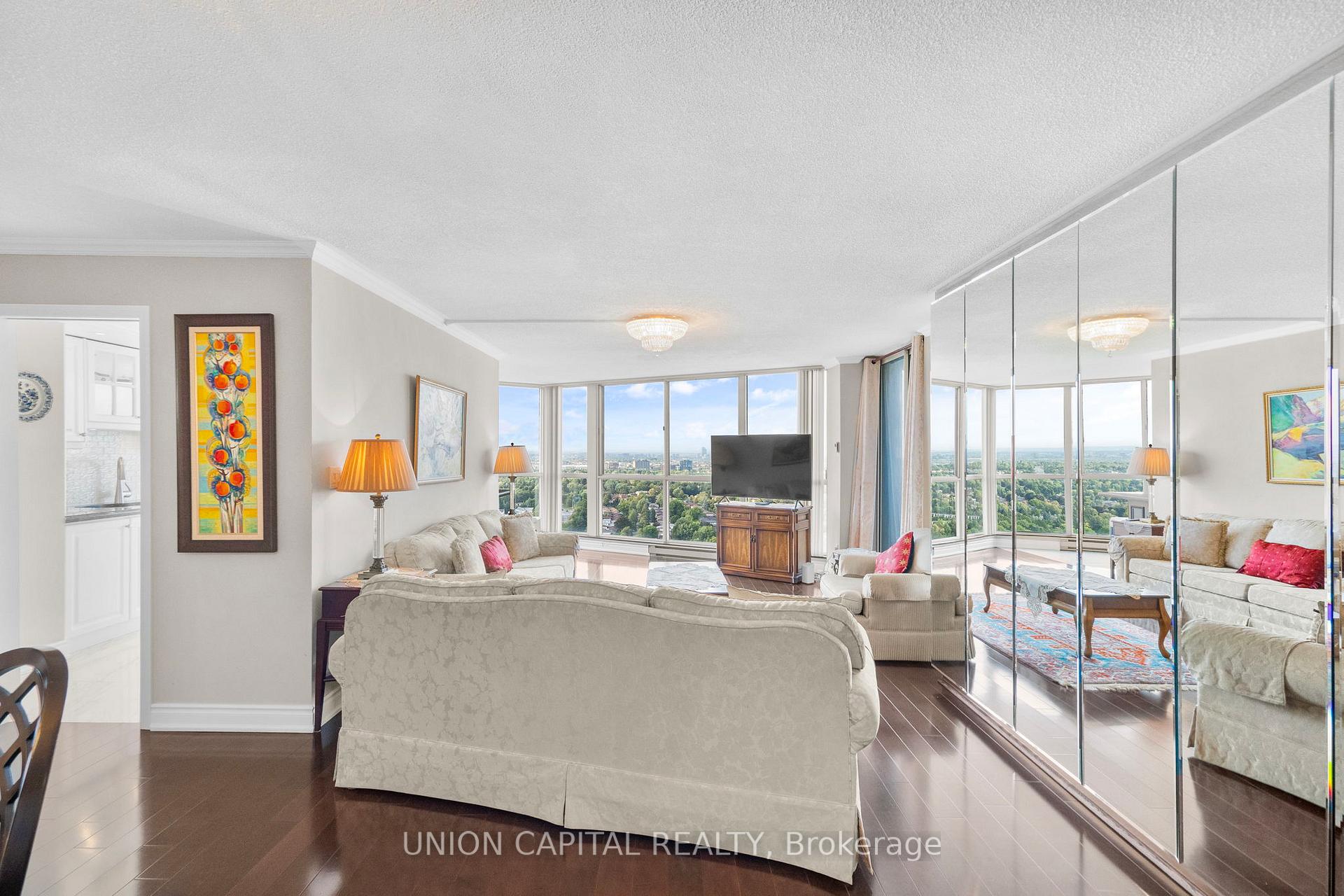 Photo 5 of Unit 2405, 85 Skymark Drive, North York, Hillcrest Village — HOMEH