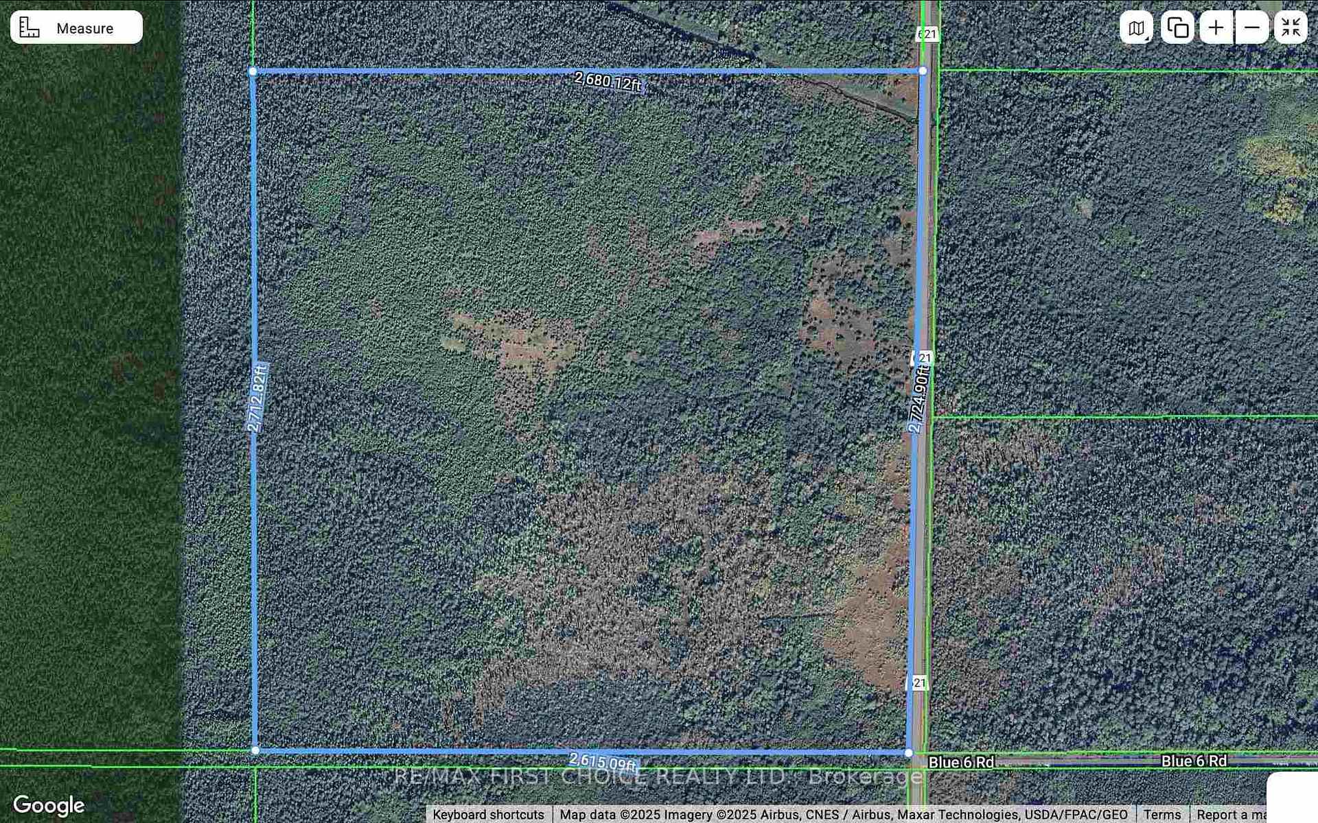 Front of Pcl 10442 Sec Rainy River; SE1/4 Sec 34 Blue; Daws