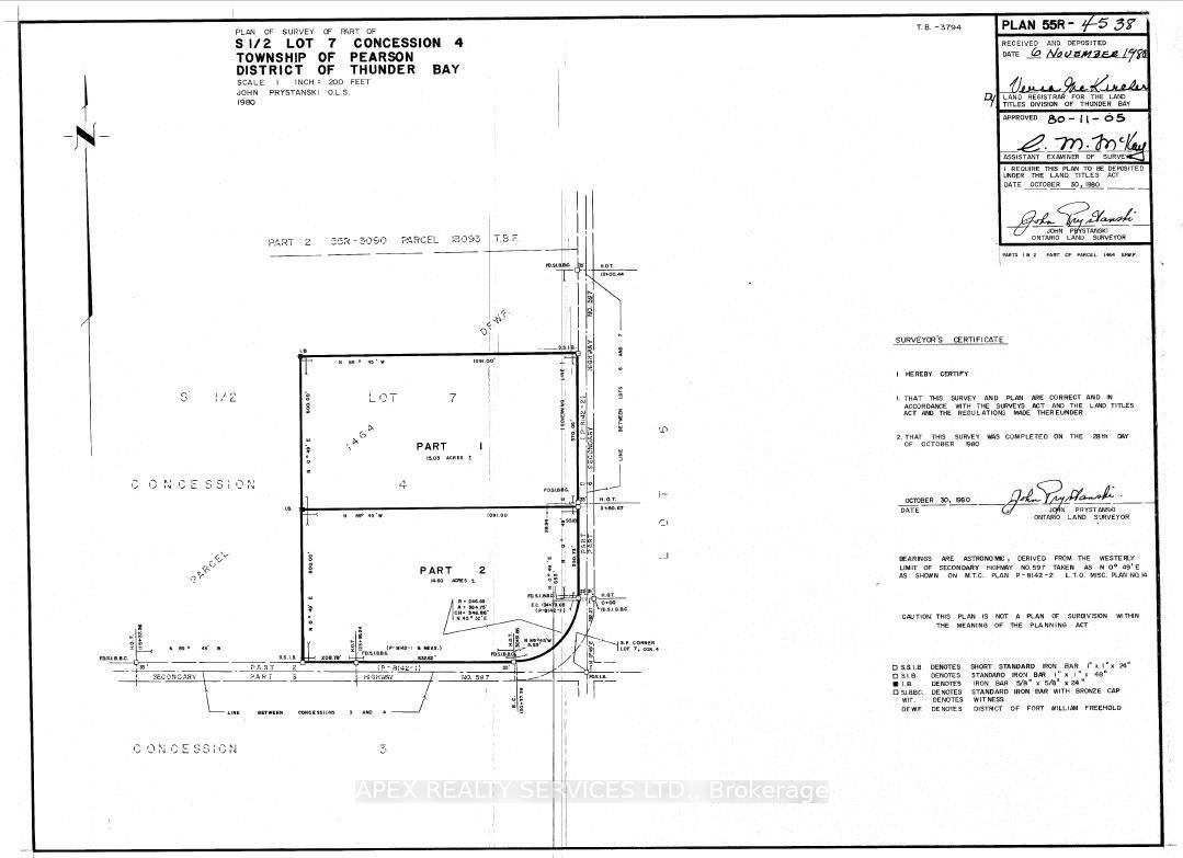 Photo 13 of 15 Acres Hwy 597, Neebing, Pearson — HOMEH