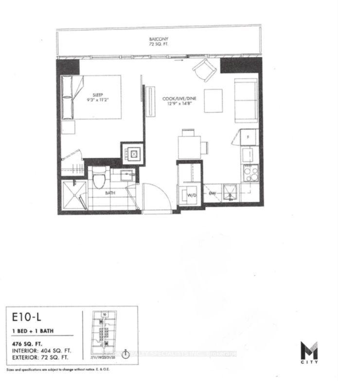 Photo 13 of Unit 3510, 3900 Confederation Parkway, Mississauga, City Centre — HOMEH