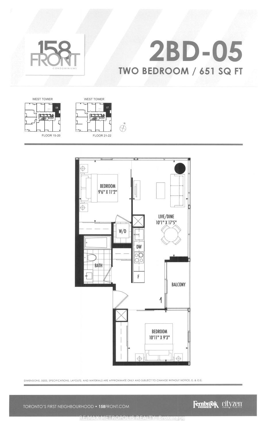 Photo 26 of Unit 1508, 158 Front Street E, Toronto, Bay Street Corridor — HOMEH