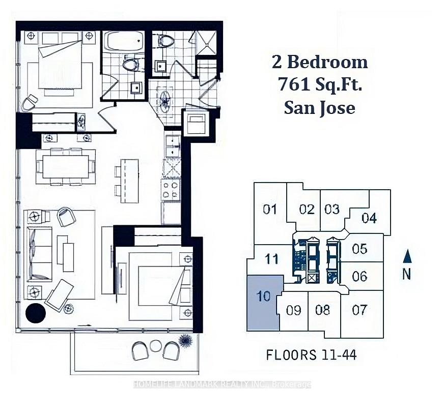 Photo 15 of Unit 2410, 55 Bremner Boulevard, Toronto, Waterfront Communities — HOMEH