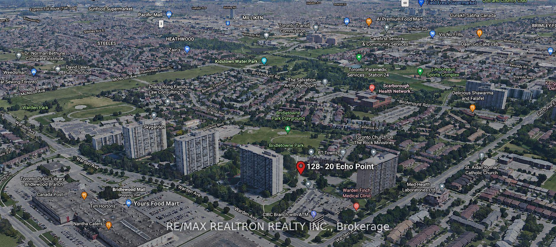 Photo 23 of Unit 128, 20 Echo Point, Scarborough, L'Amoreaux — HOMEH