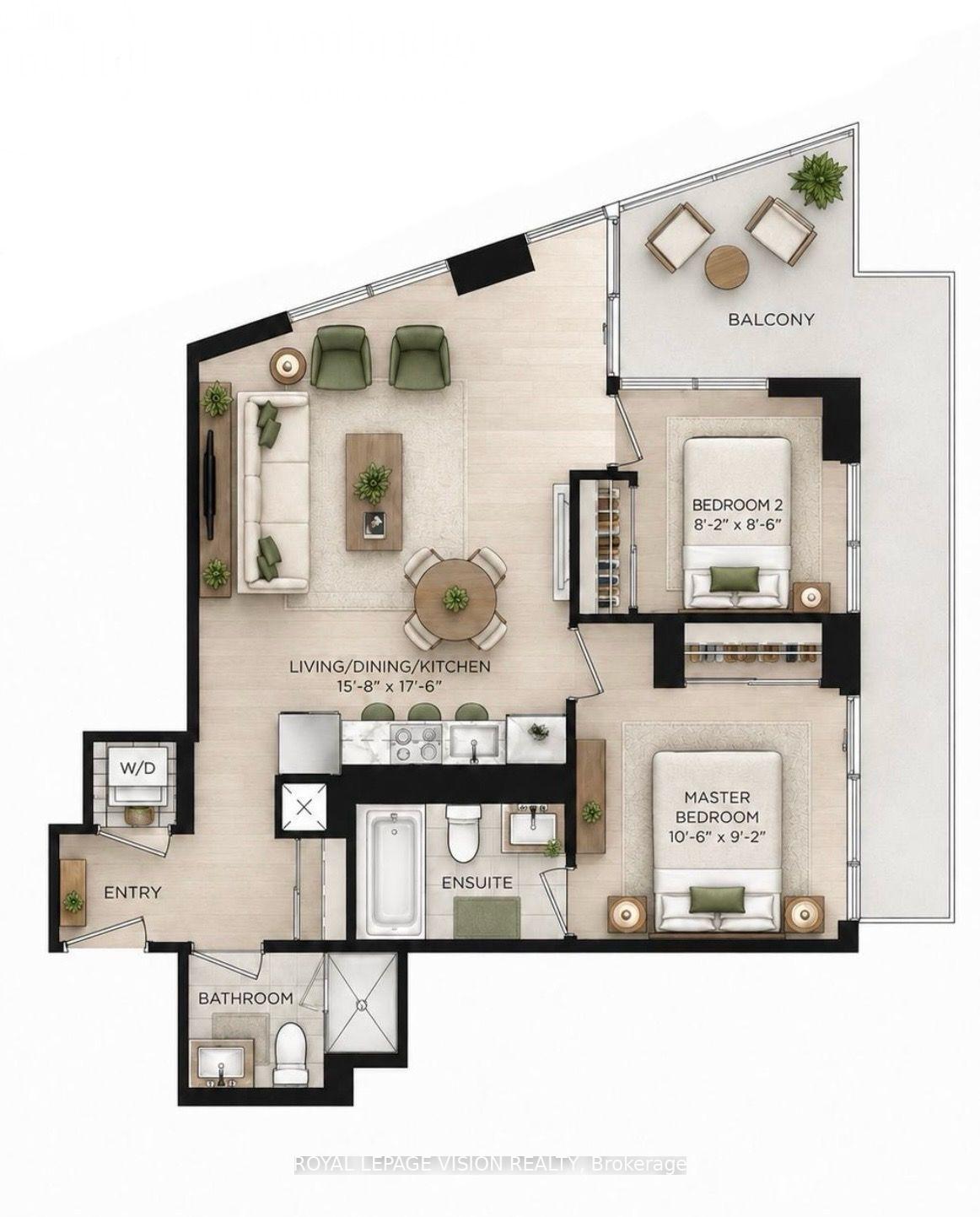 Front of Unit 1004, 4010 Eglinton Avenue W