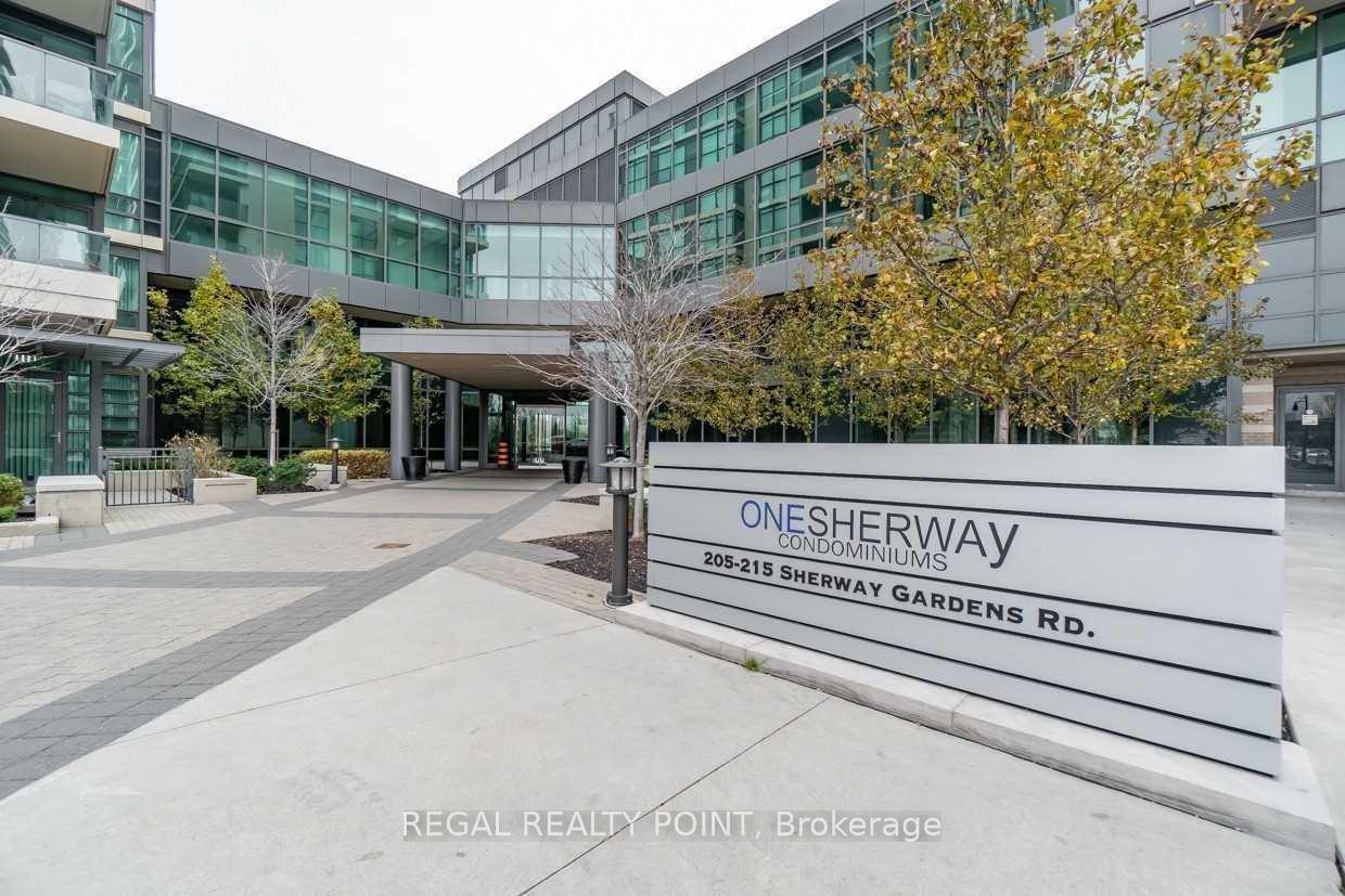 Front of Unit 2507, 215 Sherway Gardens Road