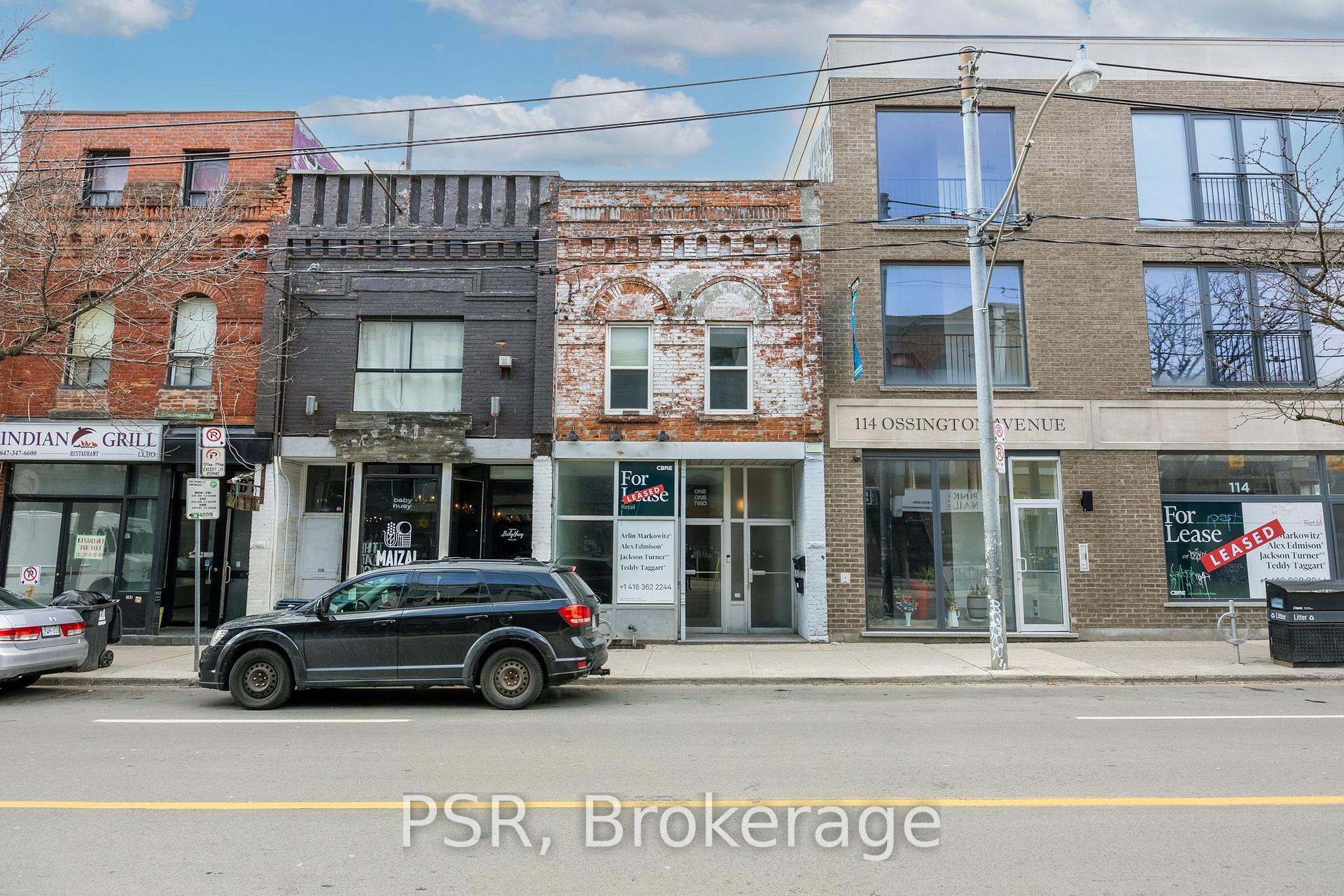 Front of Unit Front, 112 Ossington Avenue