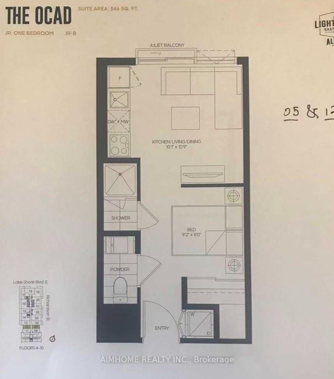 Photo 1 of Unit 806, 20 Richardson Street, Toronto, Waterfront Communities — HOMEH