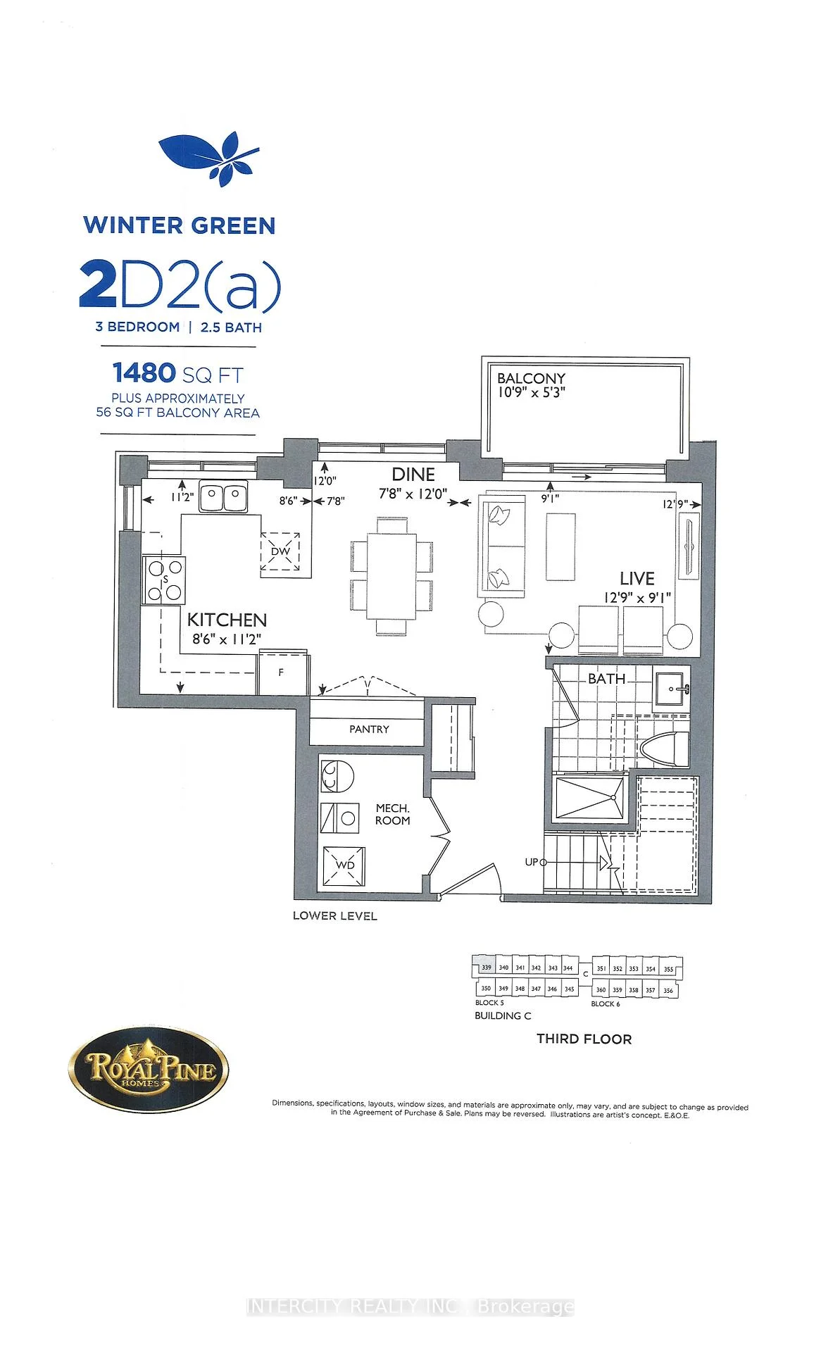 Photo 54 of Unit 355, 75 Attmar Drive, Brampton, Bram East — HOMEH