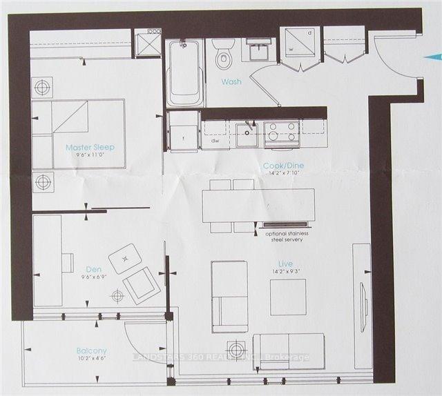 Photo 8 of Unit 2909, 8 Charlotte Street, Toronto, Waterfront Communities — HOMEH