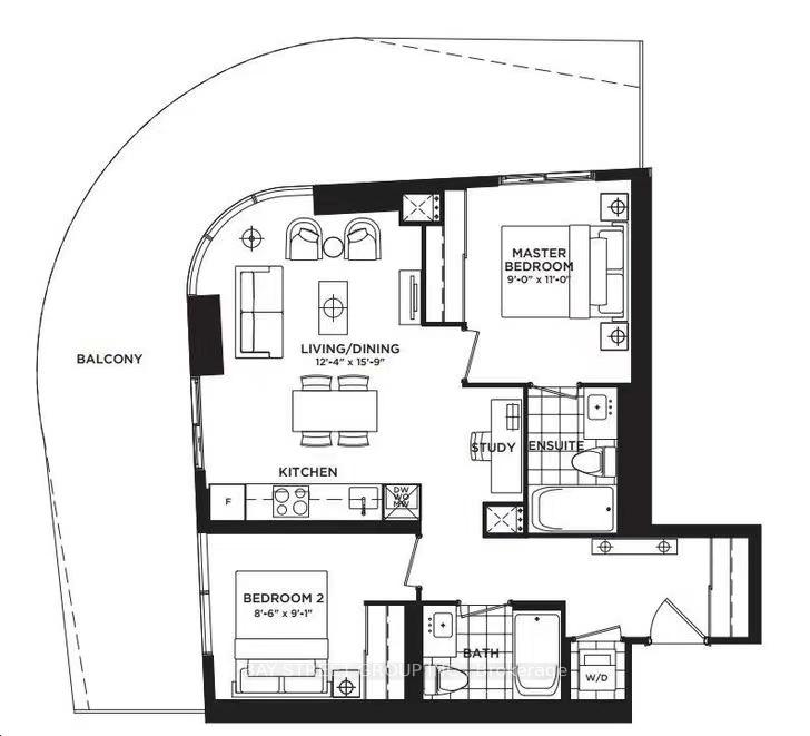Photo 29 of Unit 3308, 11 Wellesley St W Avenue, Toronto, Bay Street Corridor — HOMEH