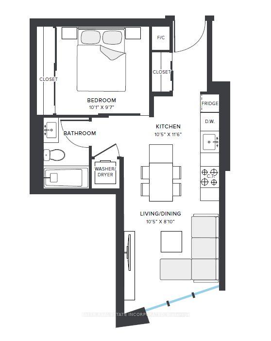 Photo 1 of Unit 1611, 181 Mill Street, Toronto, Waterfront Communities — HOMEH