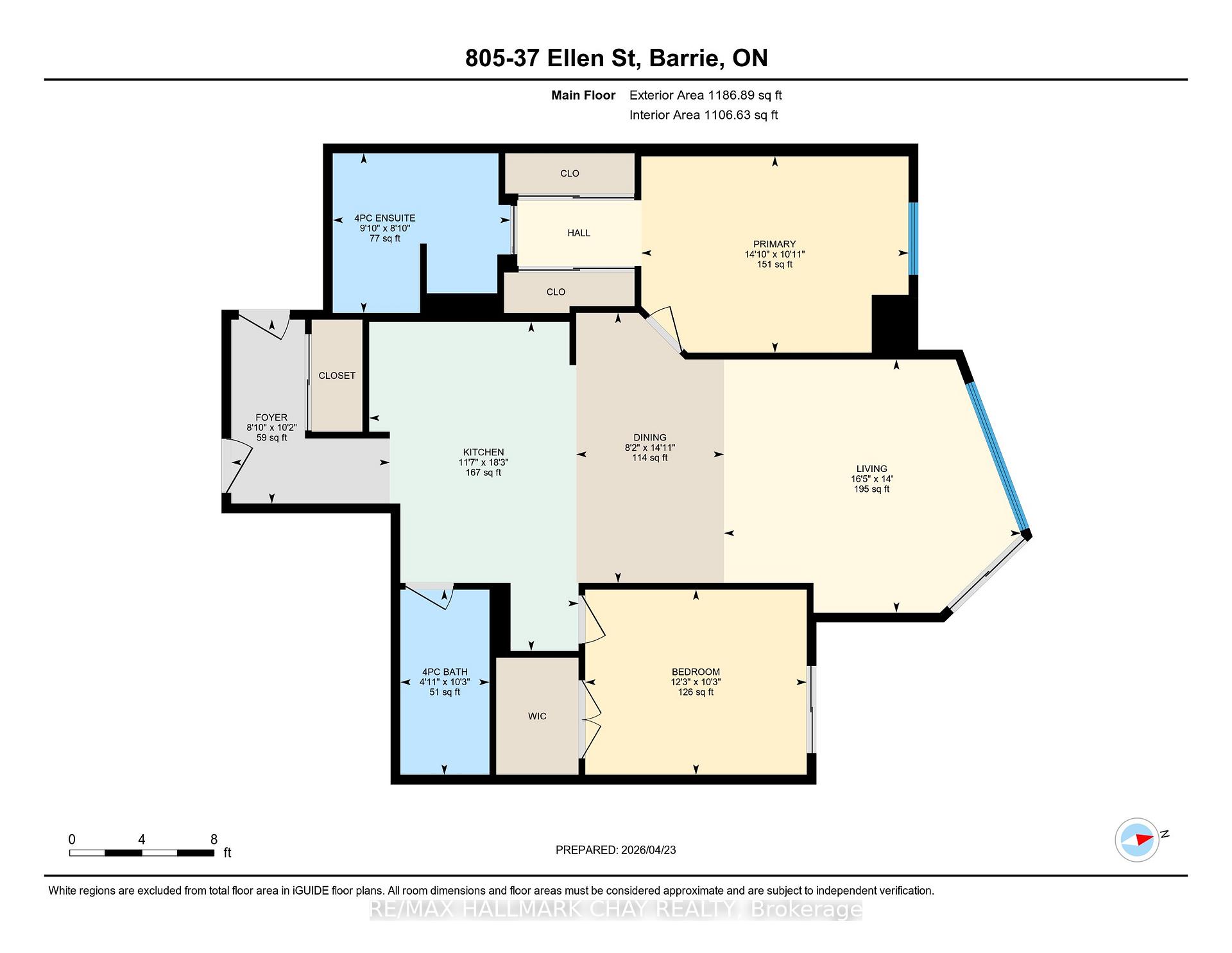 Photo 37 of Unit 805, 37 Ellen Street, Barrie, City Centre — HOMEH